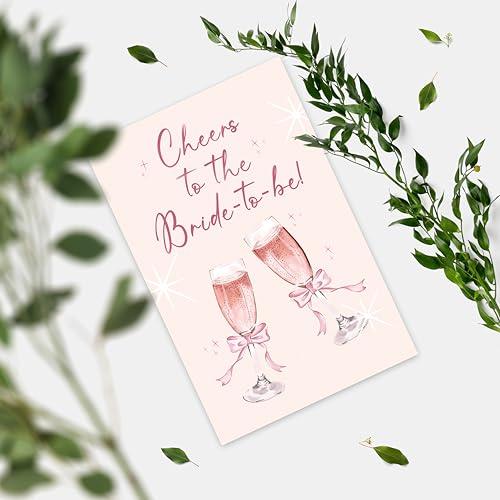 Image of Sweet Bridal Shower Card for Bride to Be, Funny Wedding Congratulations Card, Bachelorette Gifts, Cute Greeting Card for Friends Women Her