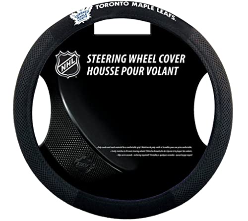 Fremont Die NHL Toronto Maple Leafs Mesh Steering Wheel Cover, One Size, Multicolor