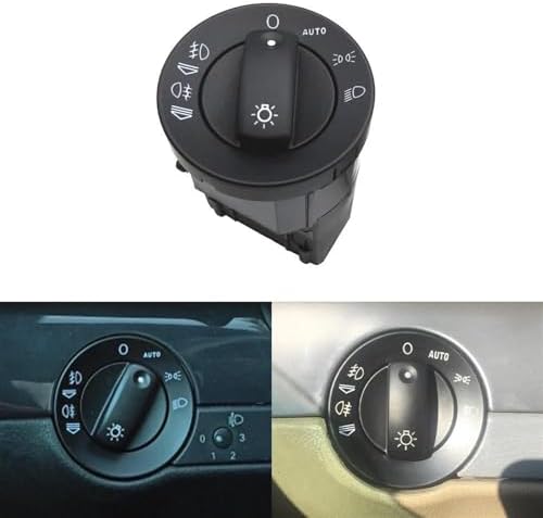 Headlight Control Switch for A4 for Quattro 2002-2007 2008 1K0941431N Car Headlight Switch Headlamp Dimmer Switch Lamp Panel Dimmer Switch 8E0941531B
