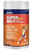 Zeeke Gritzo SuperMilk 8-12y Kids Nutrition Drink and Protein Powder for Kids Growth & Sports : Whey