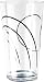 Reston Lloyd 75237SET Coordinates Simple Lines 19-Ounce Acrylic Square Glasses, Set of 6
