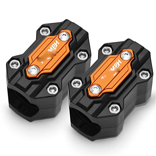 Protection pare-chocs moteur haut de gamme Triumph Street 675 R et 1050 orange