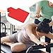 Vaveren Pilates Refromer Upholstered Wedge Workout Pad Increased Strength and Stability Professional for Studio Use Fitness Equipment, Red