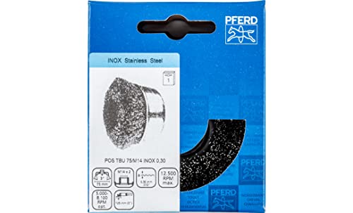 Image of Pferd 43469003 Brush TBU 75 /M14 0.30 SG Stainless Steel
