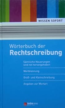 Hardcover Wörterbuch der Rechtschreibung [German] Book
