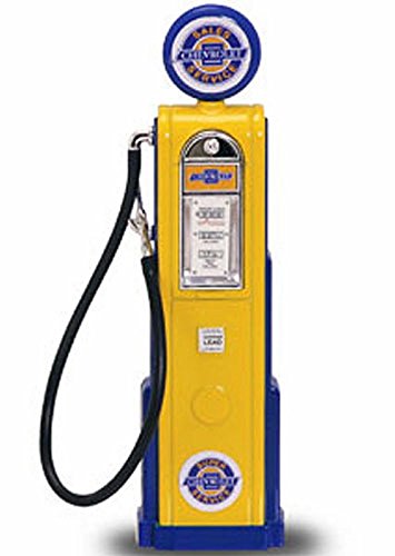 Digital Gas Pump Chevy, Yellow - Yatming 98641 - 1/18 scale diecast model