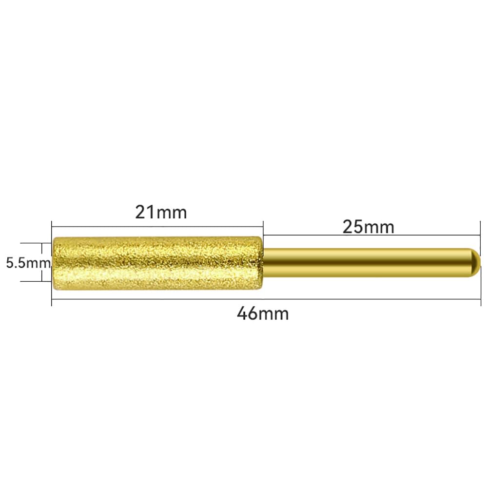JIHUOO 15 Pcs Diamond Chainsaw Sharpener Stones Chain Saw Sharpening Bits Chainsaw Chain Sharpener Files Wheels Stone Grinding Bits Chainsaw Grinding Tools - Image 4