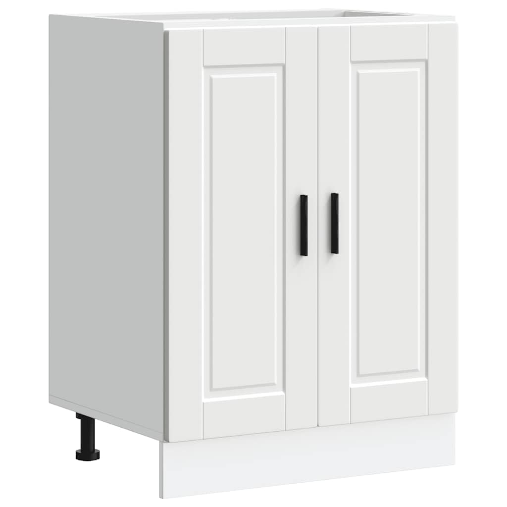 vidaXL Armoire de Cuisine Porto Blanc Bois d ingénierie