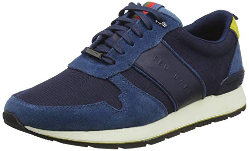 Ted Baker London Men's Low-Top Trainers, Blue Dk Blue, 43