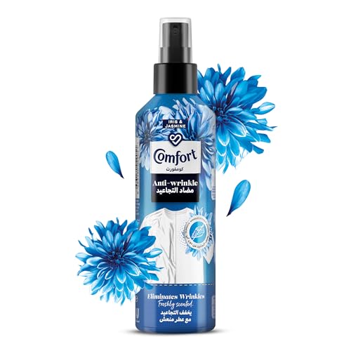 Comfort Anti-Wrinkle Spray for Clothes Iris & Jasmine 200ml eliminates wrinkles without iron or steamer and freshly scented