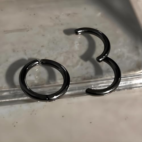 Non Piercing 3Pairs Ear cuffs Stainless Steel Clip on Wrap Punk Earrings for Man4