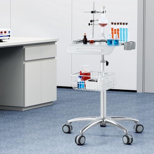 image for VEVOR Medical Cart, Salon Cart with Wheels, Mobile Trolley 26.77
