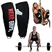 Bear Grips:Shin Guard Sleeves, padded 5mm shin protection for rope climbs, box jumps, dead lifts,olympic lifts, weight lifting, OCR,bike,run (Black, Medium, Pair Sleeves)