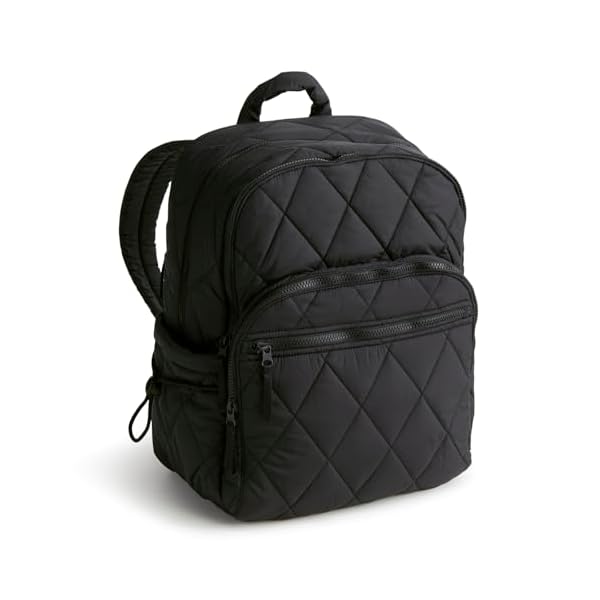 Vera Bradley Women's Featherweight Large Bancroft Backpack, Moonless Night, One Size