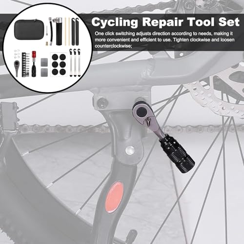 Kit outils de réparation cycle portables et accessoires de dépannage vélo - 4