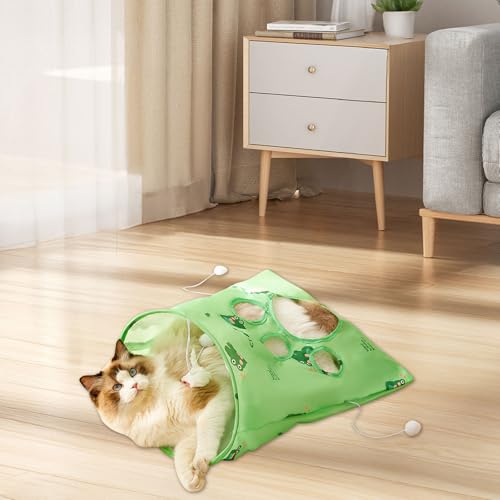 Tunnel de cache-cache chaton Andiker pliable pour stimuler l'instinct - 5