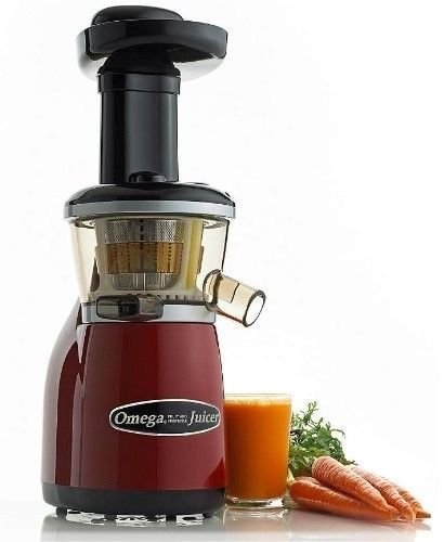 Omega VRT350 Juicer assembled on a kitchen counter