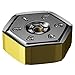Sandvik Coromant HNEF 09 05 04-KL 3330 Carbide Milling Insert, 0.02 mm Corner Radius, Negative Chip Breaker (Pack of 10)