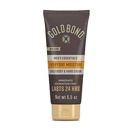 Gold Bond Men's Essentials Hydrating Cream 6.5 oz., Everyday Moisture for Dry Skin(Pack of 1)
