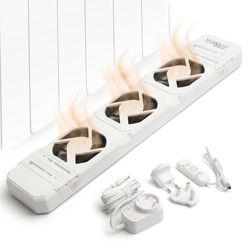 Technaxx TX-302, ventilatore per radiatore ad alta efficienza energetica per...