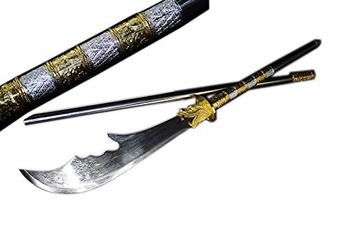 Kwan dao,Guan dao,High Carbon Steel,Patterned Blade,China kung fu
