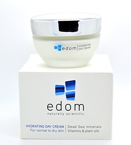 Edom Hydrating Day Cream 50ml, Anti Aging Face Moisturizer, Dead Sea Minerals, Skin Care, Facial Cleanser Lotion