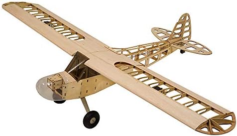 Viloga RC Balsa Airplane Kit Piper Cub J3, Laser Cut 46" Wooden Model Airplanes Kits to Build for Adults, DIY Unassembled RC Plane for Hobby Fly (KIT Only)
