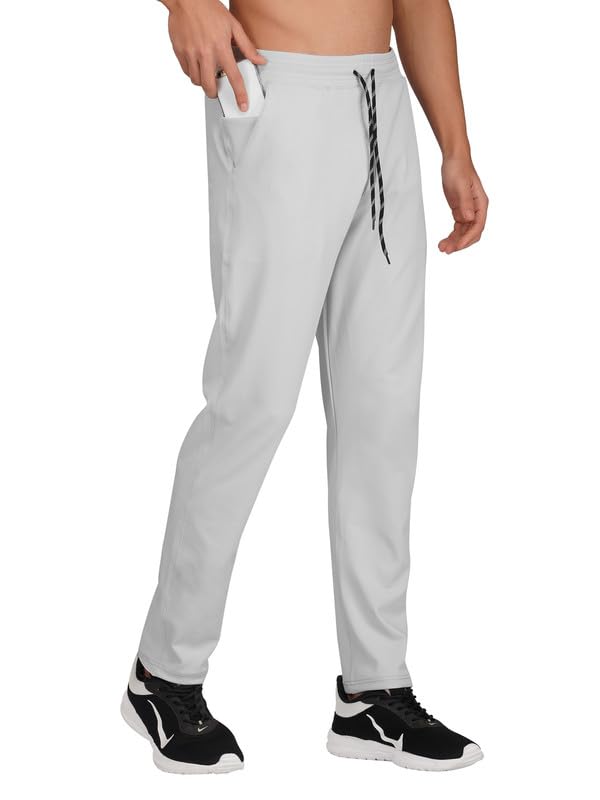 Image of Lycra Polyster Track Pant for Men || Regular Fit Sport Lower for Mens & Boys || Multipurpose Use for Jogging, Running, Gym, Sports, Nightwear || 1 Extra Sefety Chain Pocket for Mobile & Wallet