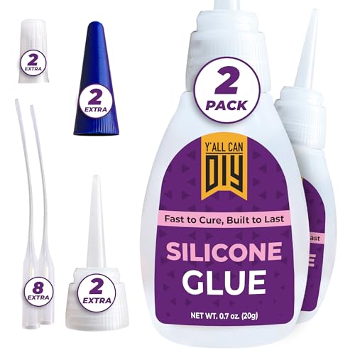 Y’allCanDiy Ultimate Silicone Glue 2 Pk x 0.7Oz (20g) –