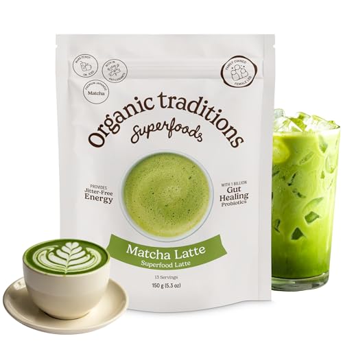 Organic Traditions Matcha Latte Powder