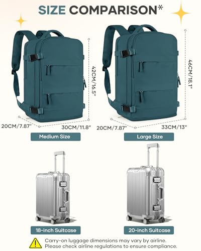 coofay Travel Backpack For Women Men Airline Approved Carry On Backpack Flight Approved Waterproof Sports Luggage Backpack Casual Daypack Small Hiking Backpack - Image 5