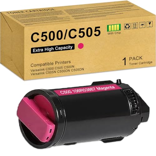 Toner magenta compatible VersaLink C500 C505 106R03867 pour des impressions d'une grande netteté