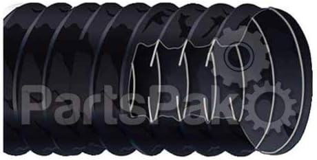 Shields 4024000 4in X 50ft Black Vinyl Vent Dp Hose