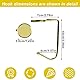 KEYIDO 4 Stück Weihnachtsstrumpf Halter Gold Kaminhaken Weihnachtsstrümpfe Metall Deko Weihnachten Stocking Holder Christmas Nikolausstrumpf Haken Weihnachtsstrumpfhalter Anti Rutsch