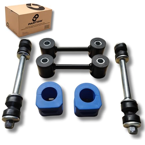 6 Pc Suspension Kit Rear & Front Sway Bar Links Stabilizer Bar Bushing Kit 30.5 mm (1.2 inch)