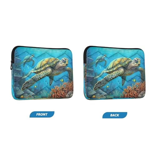 Funda para portátil Sea Turtle 13-14 pulgadas miniatura 2