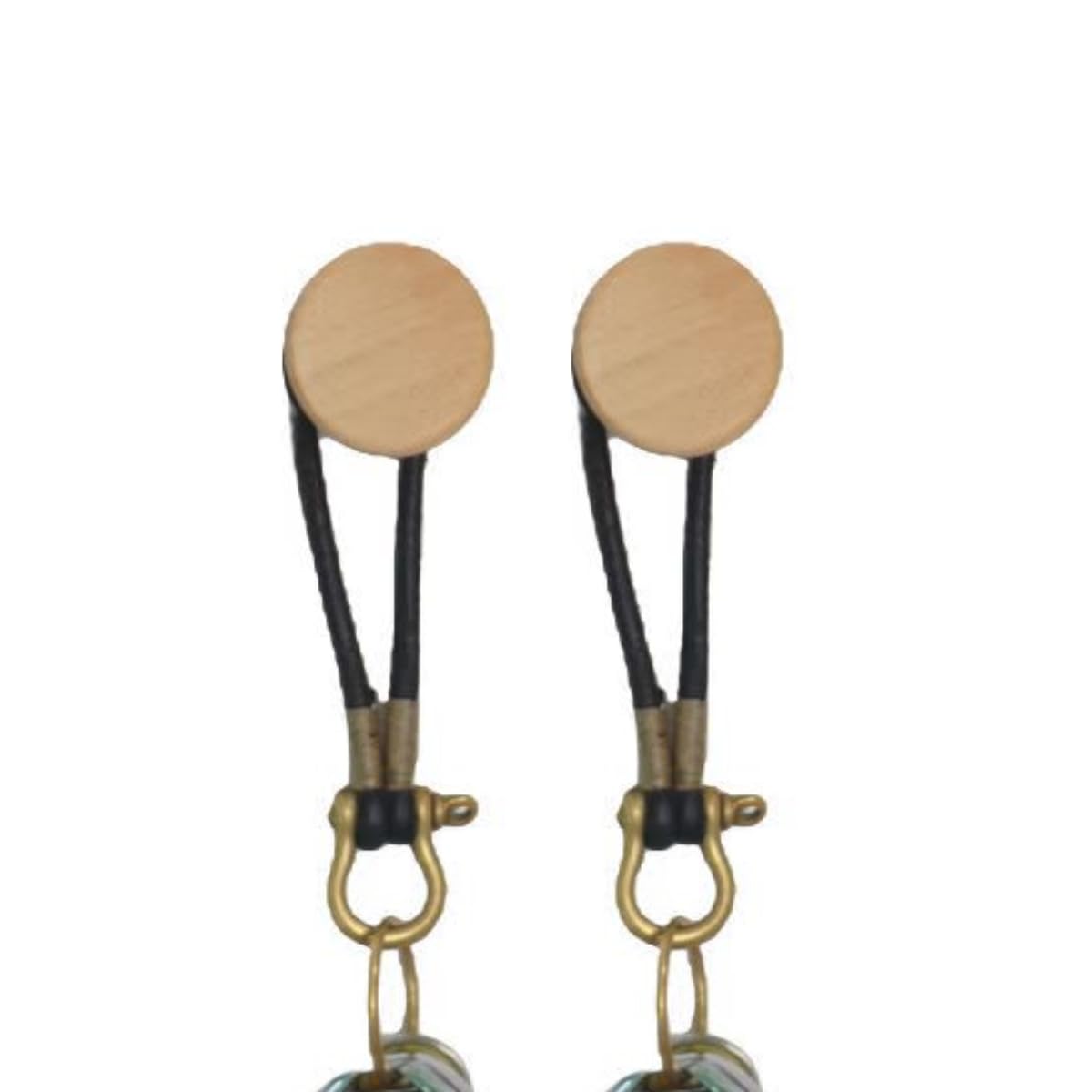 2Pcs Heavy Duty Organization Magnetic Coat Hooks, Versatile Elegant Wooden Hooks to Hang Tools, Backpack, Umbrella, Garden Hoses Ropes, Kitchenware in Warehouses, Cruise (Beech-B)