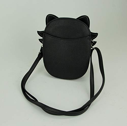 Black Glow in the Dark Skeleton Cat Crossbody Purse Small2