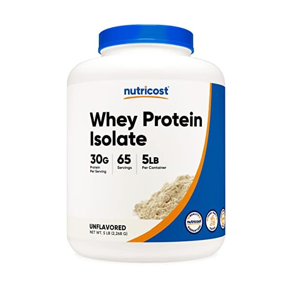 Nutricost Whey Protein Isolate (Unflavored) 5LBS Insect Gourmet