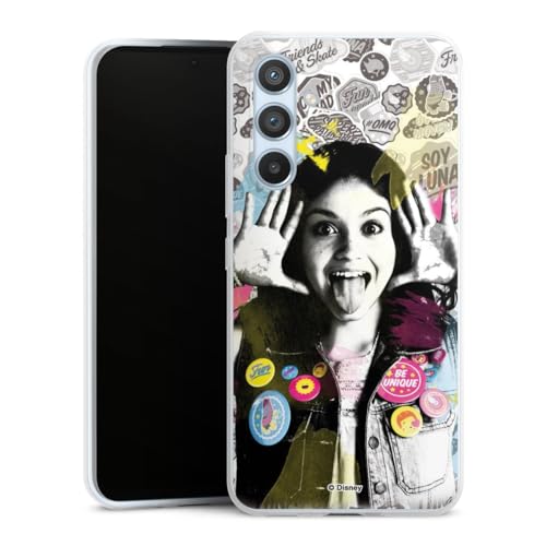 DeinDesign Coque Slim Compatible avec Samsung Galaxy A54 5G Etui Silicone Ultra Fine Coque en Silicone Ultra Fine Soy Luna Disney