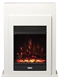 Dimplex(ディンプレックス) 電気暖炉 暖炉型ファンヒーター Bellini WH マントルピース一体型 スリム摂家 3~8畳 リラックス効果 簡単操作 ホワイト オプティフレーム BLNⅡ12WJ