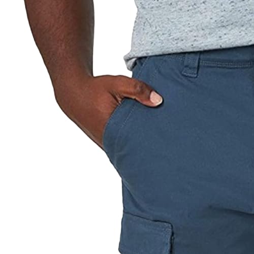 Short cargo clásico casual para hombre con bolsillos miniatura 3