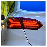 ⭐ Gruppo fanale posteriore compatibile con Ford Focus MK3.5 2014-2018 Focus Berlina Luce di marcia a LED Luce di stop a LED Indicatori di direzione sequenziali a LED ⭐