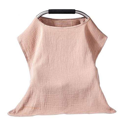 Chal de lactancia para asientos de coche para bebé, transpirable, protección contra el sol y el soplado, poncho de lactancia para bebé, bufanda de lactancia