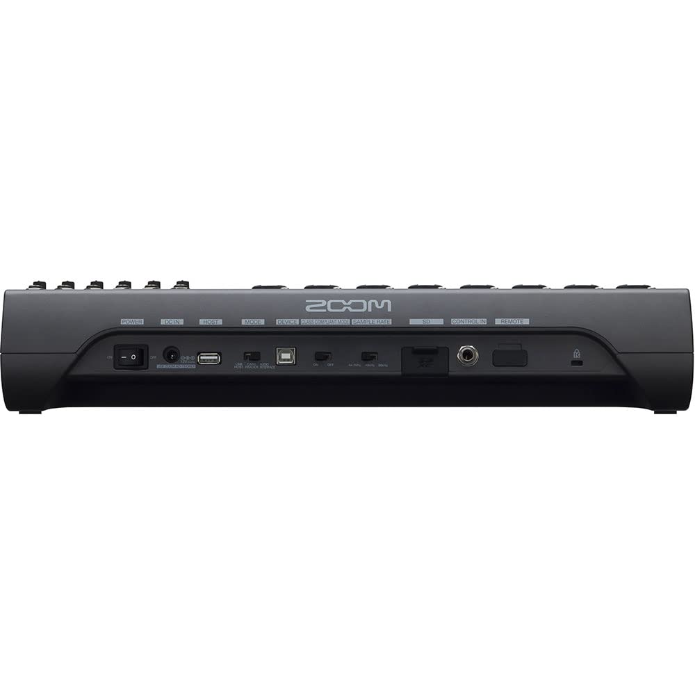 Zoom LiveTrak L-20 Console de mixage 20 entrées, enregistreur multipiste 22 canaux sur carte SD, interface audio USB 22 entrées/4 sorties, 6 sorties casque indépendantes, télécomande Bluetooth (iOS)