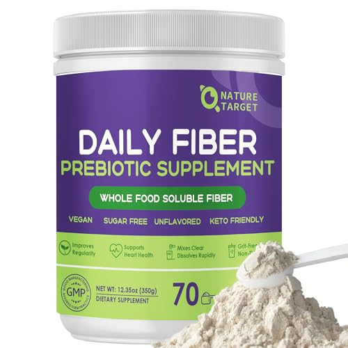NATURE TARGET Daily Fiber Supplement - Soluble...