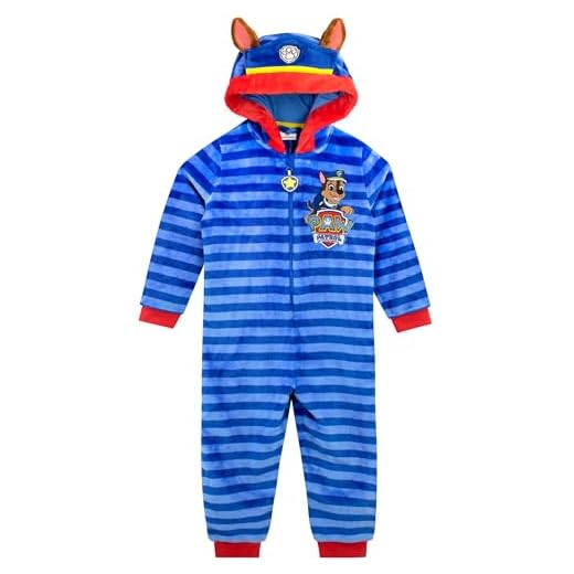 Onesie Patrulla Canina Chicos | Chase Onesie Niños | Pijama para Niños Azul 2-3 Años