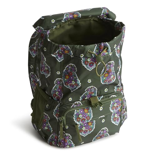 Image of Vera Bradley Women's Ripstop Berkhill Backpack, Kew Gardens Green, One Size
