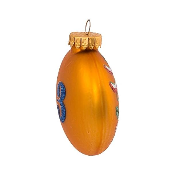 Kurt Adler - Set di 12 decorazioni natalizie in vetro, 65 mm, 12 giorni