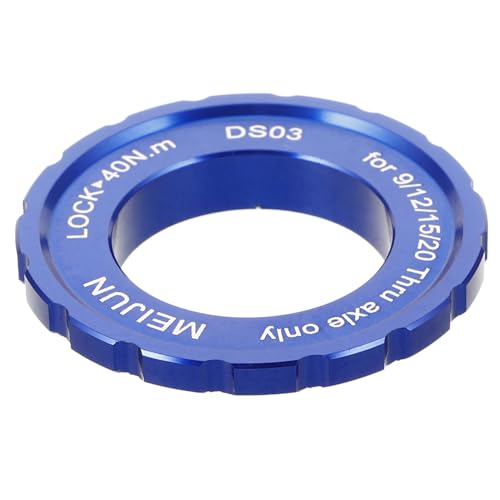 Mikikit Cassette Locking Ring Adapter for Bike Hub Quick Install Disc Brake Conversion Seat for Mountain Road Bikes Reliable Inner Tooth Lock Cover Screw Cap